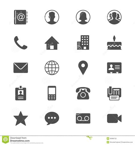 15 Contact Icon Flat Images Flat Email Icon Contact Icons Vector