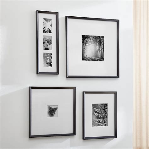 Icon Black Wall Frames Crate And Barrel Frames On Wall Picture
