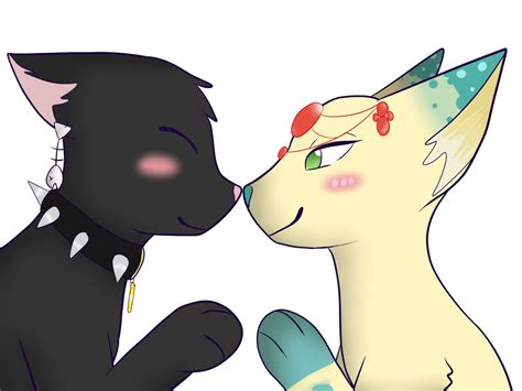 Kitty Kisses Commission By Pastamom On Deviantart