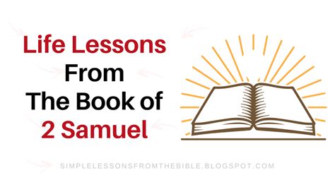 11 Life Lessons From The Book Of 2 Samuel 2 Samuel Bible Study Free