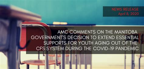 Amc Comments On The Manitoba Governments Decision To Extend Essential