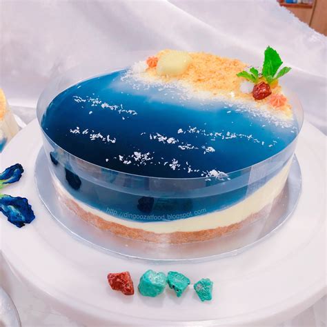Mikis Food Archives Creative Ocean Theme Mousse Cheesecake