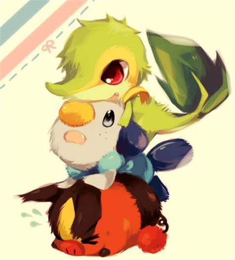 Explore stunning unova pokemon iphone wallpapers in retina hd, created by theotaku.com's friendly and talented community. Pokémon images Unova Starters HD wallpaper and background photos (20318451)