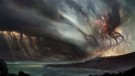 1920x1080px Free Download Hd Wallpaper Eldritch Giant Tentacles Wallpaper Flare