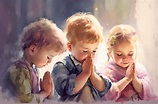 Pin on Children Praying