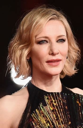 Cate Blanchett Short Beachy Bob Rome Film Festival Sophisticated Allure