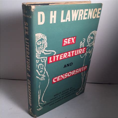 Sex Literature And Censorship By Lawrence D H Very Good Hardcover 1955 First Edition First