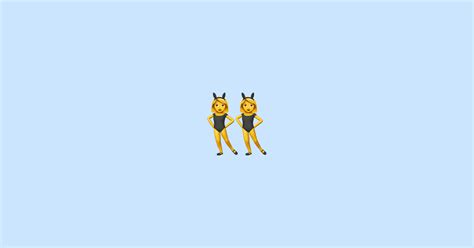 👯 People With Bunny Ears Emoji Meaning