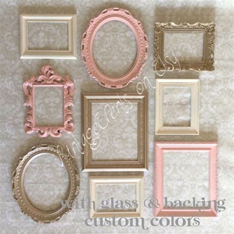 9 Gallery Wall Picture Frames Vintage Style By Vintageevents Gallery