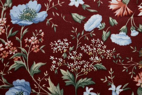 vintage floral cotton fabric by crawson stunning wild flowers etsy uk