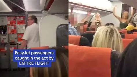 Couple Caught Joining The Mile High Club On Easyjet Flight Youtube