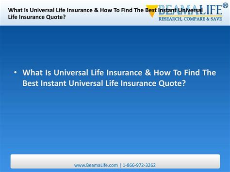 Ppt What Is Universal Life Insurance And How To Find The Best Inst
