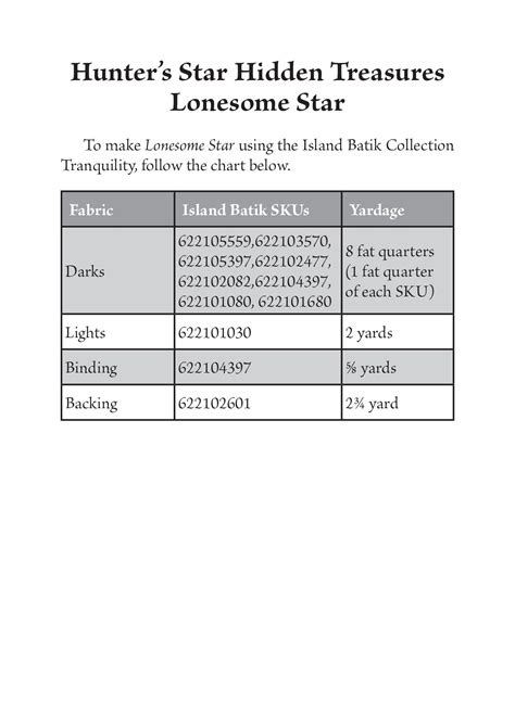 Hunter's Star Hidden Treasures - Deb Tucker's Studio 180 Design