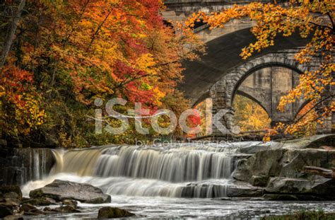 Beautiful Berea Falls In Autumn Stock Photo Royalty Free Freeimages