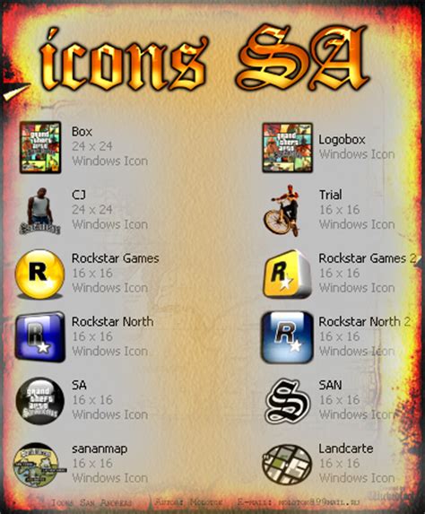 Download and install winrar software. The GTA Place - San Andreas Icons