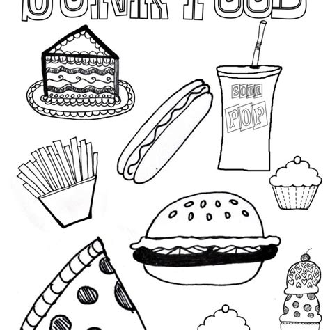 So, stop consuming unhealthy foods today and improve your life by choosing to eat healthy foods. Pretty Photo of Healthy Food Coloring Pages - davemelillo.com