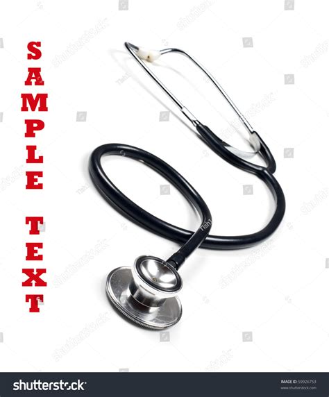 A Doctor S Stethoscope On A White Background With Space For Text Stock Photo Shutterstock