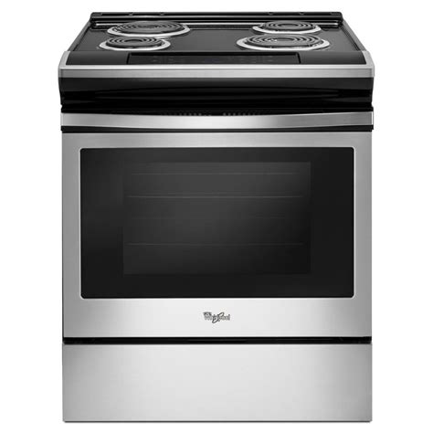 Whirlpool 30 In 48 Cu Ft Electric Range In Stainless Steel