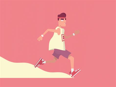 Running Man By Laurence Woods On Dribbble