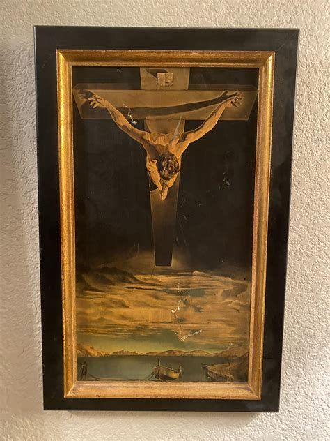 Crucifixion By Salvador Dali Vintage Print Rwhatsonyourwall