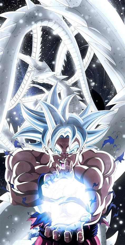 Goku vs jiren final battle, awakens goku's perfect ultra instinct, with shining white hair as the last and most powerful (technique) goku in full ultra instinct white hair, launches a deadly kamehameha to jiren. Goku Super Shenron Ultra Instinct by SkyGoku7 | Dragon ...