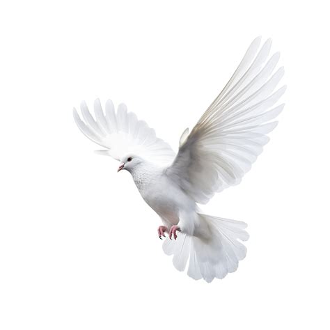White Dove On Transparent Background Ai Generated 24280394 Png