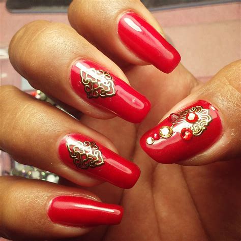 29 Red Finger Nail Art Designs Ideas Design Trends Premium Psd