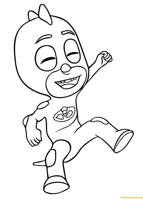 Pj Masks Gekko Coloring Page