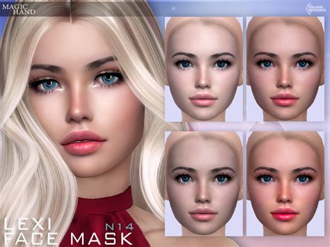 The Sims Resource Lexi Face Mask N14