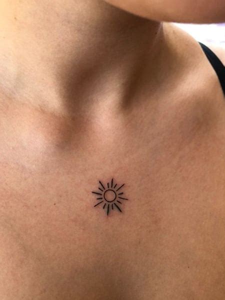 Top More Than Small Sun Tattoo Designs Best In Cdgdbentre