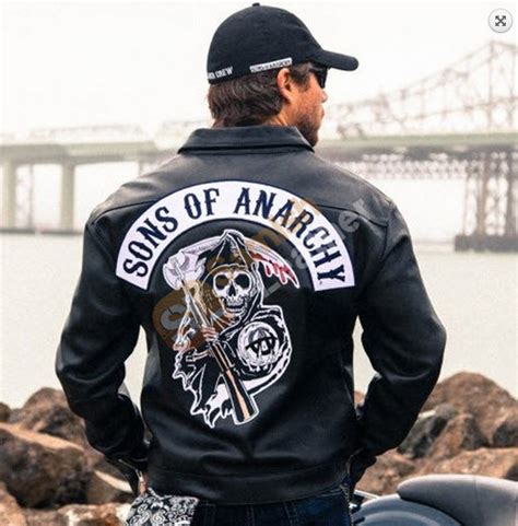 Sons Of Anarchy Hoodie Jacket Leather Hoodie Leather Motorcycle