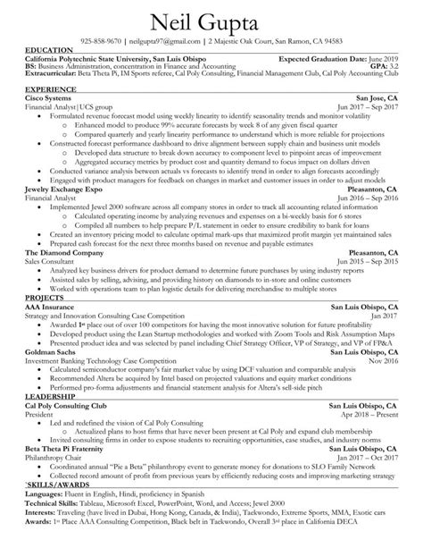 Maybe you would like to learn more about one of these? Resume Examples & Templates | Orfalea Student Services