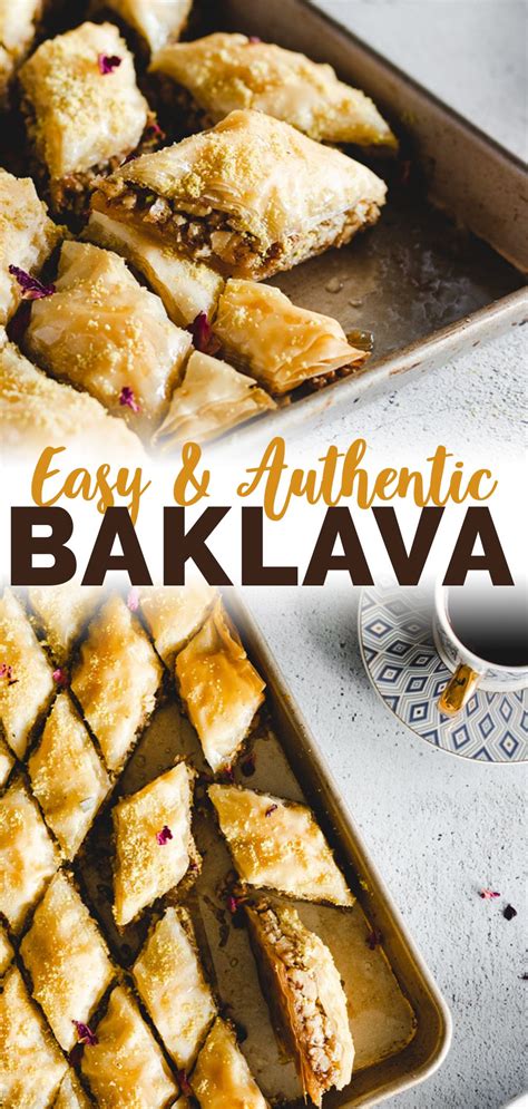 Baklawa Baklava Easy Traditional Recipe Recipe Baklava