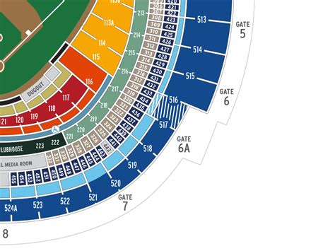 Toronto Blue Jays Seating Chart With Seat Numbers