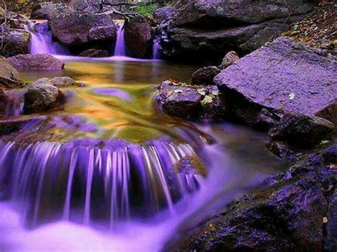 Purple Beauty Waterfall Pictures Waterfall Waterfall Wallpaper