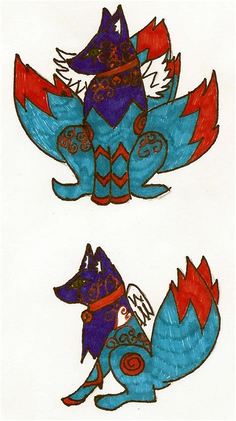 Three Tailed Fox Angel By Hanayoukai On Deviantart