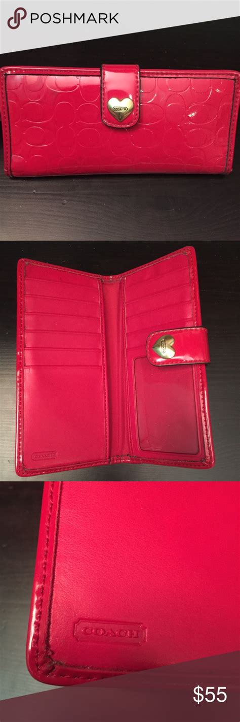 Shop a wide selection of womens card cases, coin purses and money clips at amazon.com. Coach Women's Red Wallet with Coin & Card Holders (With images) | Red wallet, Wallet, Coach