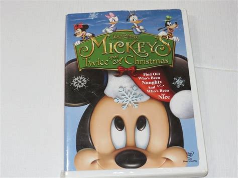 Walt Disney Pictures Presents Mickeys Twice Upon A Christmas Dvd 2004