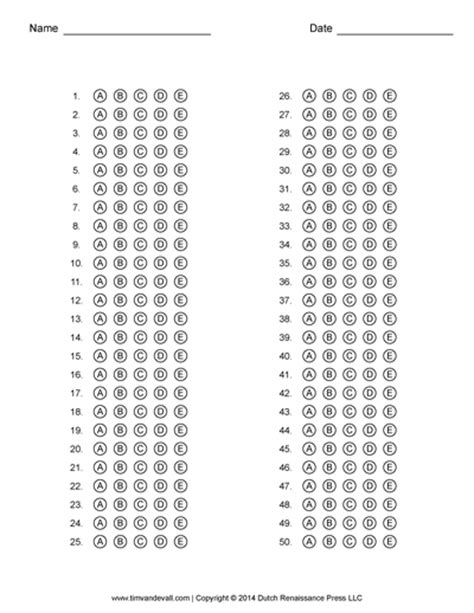 multiple choice test template peerpex