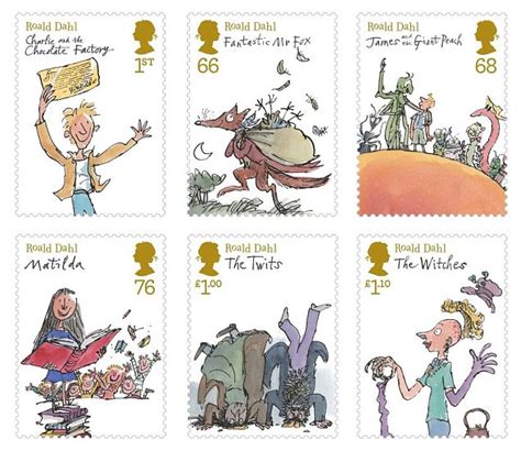 Classic Roald Dahl Characters Celebrated By Set Of Stamps Metro News