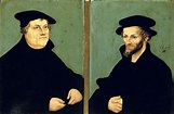 Portraits of Martin Luther and Philipp Melanchthon, 1543 - Lucas ...