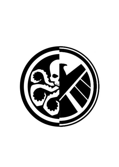 A Black And White Logo With An Image Of A Skull Holding A Knife In Its