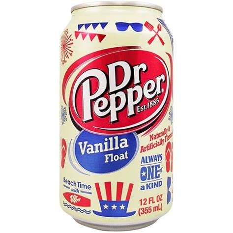 Dr Pepper Caffeine Free Soft Drink 355mldr Pepper Vanilla