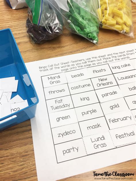 Using Bingo Games In The Classroom Tame The Classroom