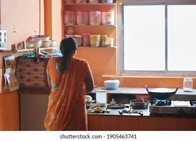 Indian Kitchen Photos And Images Pictures Shutterstock