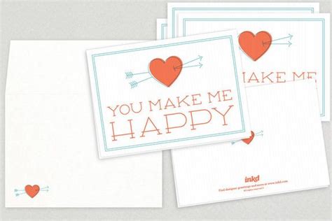 Sweet Sentiments Valentines Day Cards Template Valentine Day Cards