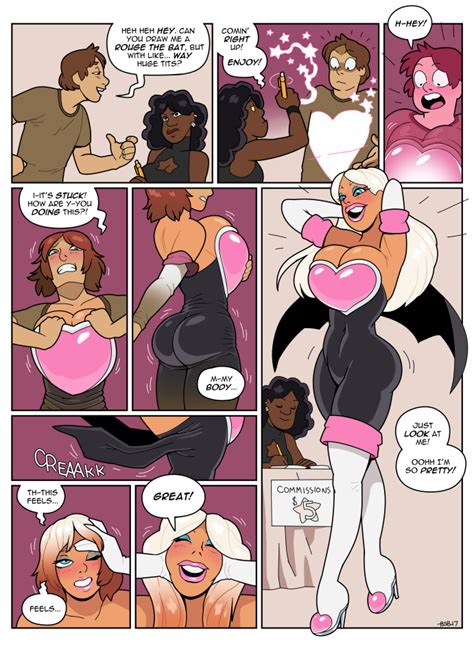 Rule 34 1boy 2girls Ass Expansion Bat Wings Bimbo Bimbofication Black