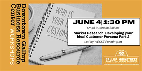 Workshop Market Research Developing Your Ideal Customer Persona