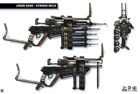 Syringe Rifle Anime Weapons Sci Fi Weapons Weapon Concept Art