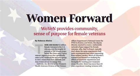 Women Forward Woven Provides Community Sense Of Purpose For Female